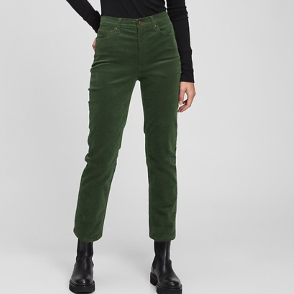 Gap High Rise Vintage Slim Corduroy With Washwell Size 26/2R